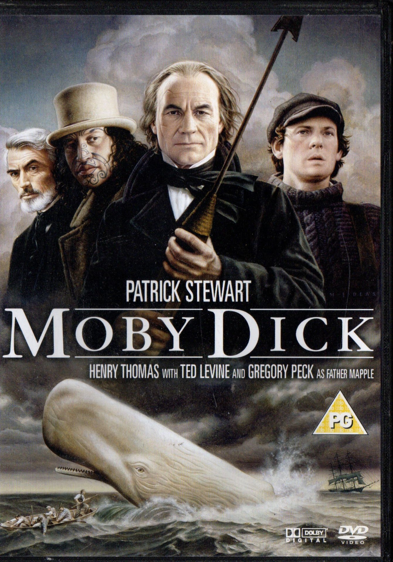 MOBY DICK - PATRICK STEWART - GREGORY PECK - SLIMCASE DVD 2.EL TÜRKÇE ALTYAZI YOKTUR