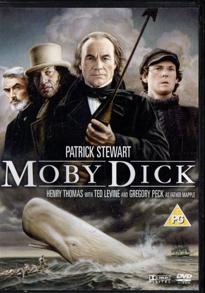 MOBY DICK - PATRICK STEWART - GREGORY PECK - SLIMCASE DVD 2.EL TÜRKÇE ALTYAZI YOKTUR