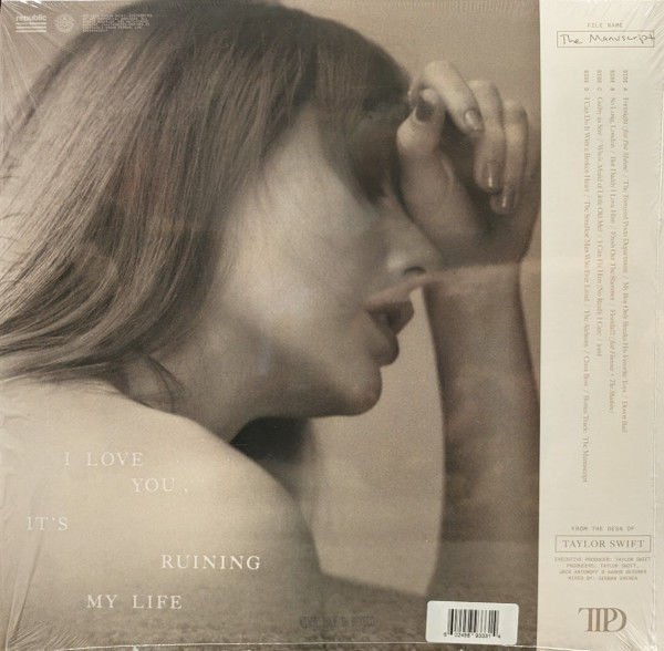 TAYLOR SWIFT - THE TORTURED POETS DEPARTMENT (2024) - 2LP GATEFOLD GHOSTED WHITE EDITION SIFIR PLAK