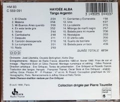 HAYDEE ALBA - TANGO ARGENTIN (1996) OCARO / RADIO FRANCE CD 2.EL