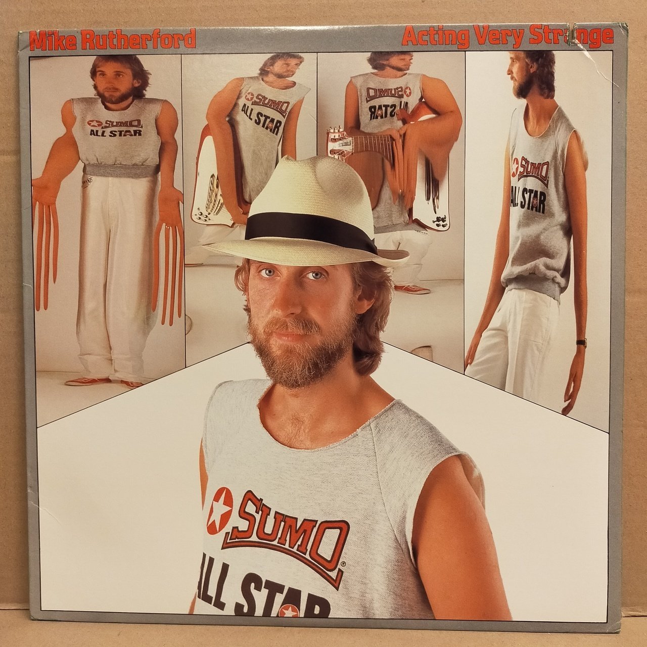 MIKE RUTHERFORD (GENESIS) - ACTING VERY STRANGE (1982) - LP CUT OUT 2.EL PLAK