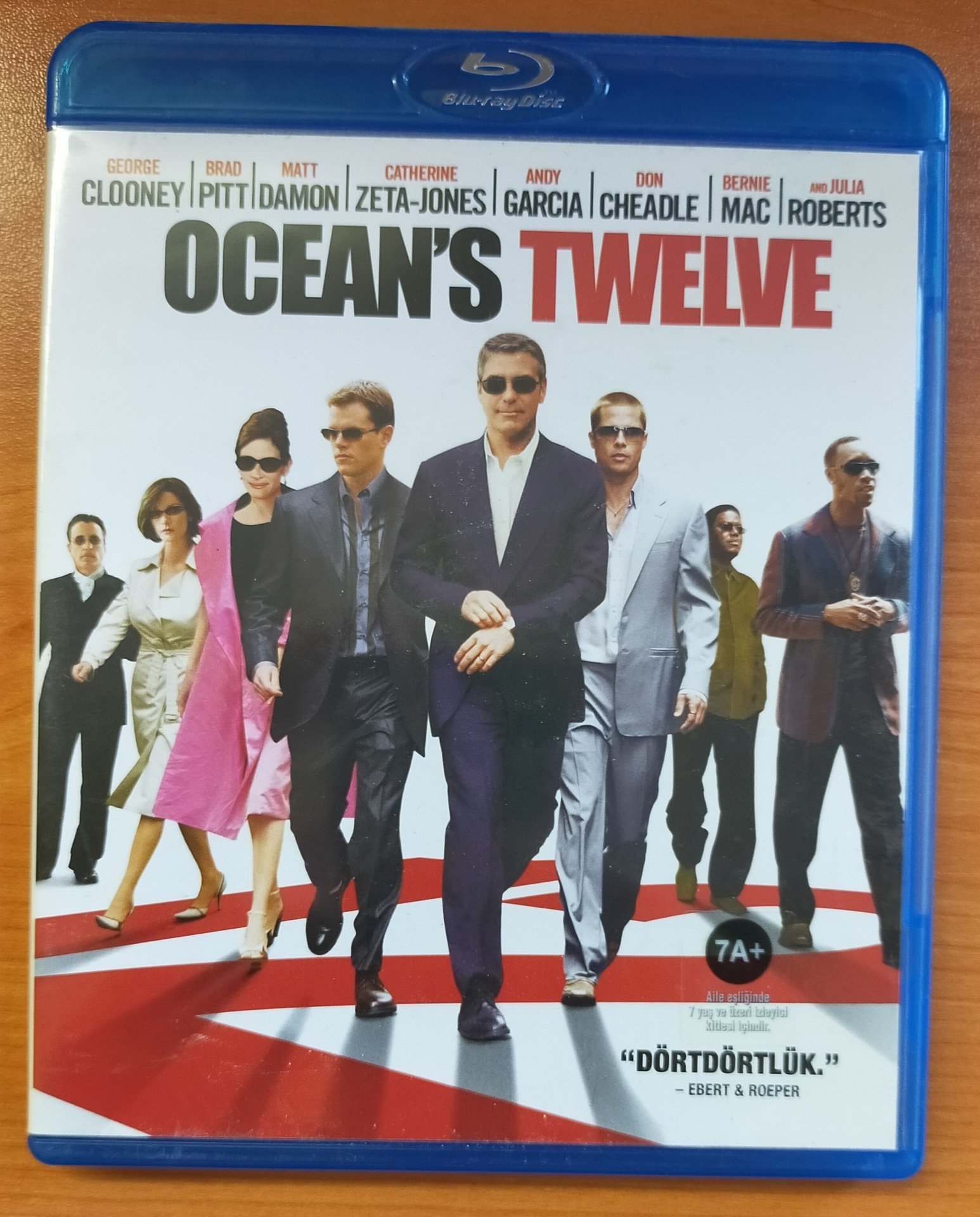 OCEAN'S TWELVE - GEORGE CLOONEY - BRAD PITT - MATT DAMON - BLU-RAY 2.EL