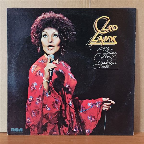 CLEO LAINE – CLEO LAINE LIVE!!! AT CARNEGIE HALL (1974) - LP 2.EL PLAK