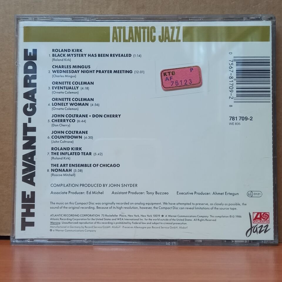 ATLANTIC JAZZ THE AVANT-GARDE (1986) - CD 2.EL