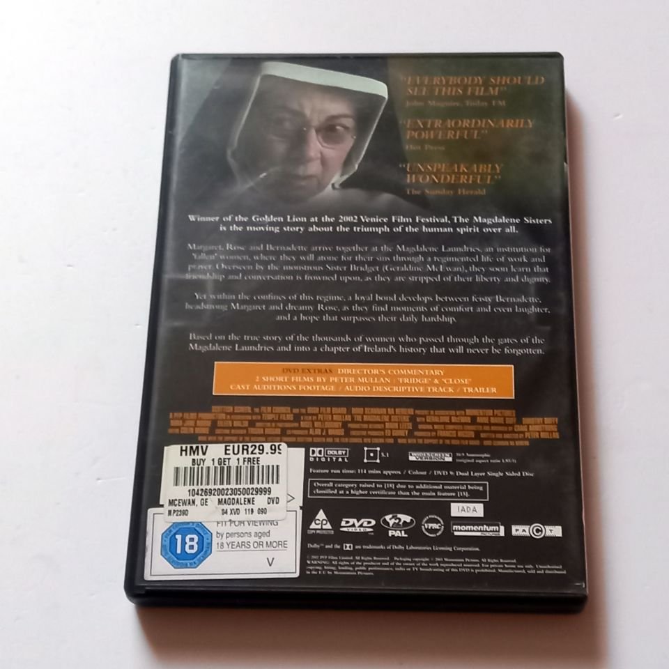 THE MAGDELENE SISTERS - EILEEN WALSH, DOROTHY DUFFY, NORA-JANE NOONE, YÖN.: PETER MULLAN - DVD 2.EL TR ALTYAZI YOKTUR