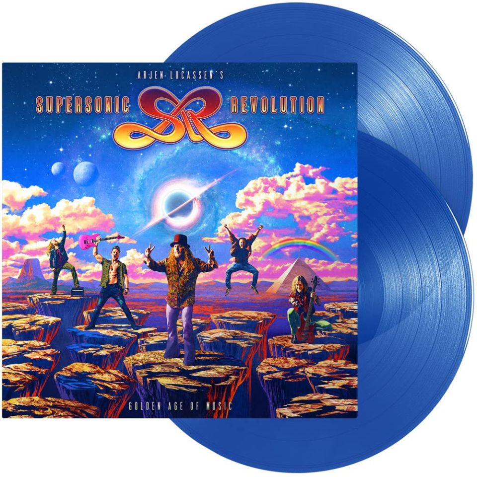 ARJEN LUCASSEN'S SUPERSONIC REVOLUTION - GOLDEN AGE OF MUSIC (2023) - 2LP BLUE COLOURED SIFIR PLAK