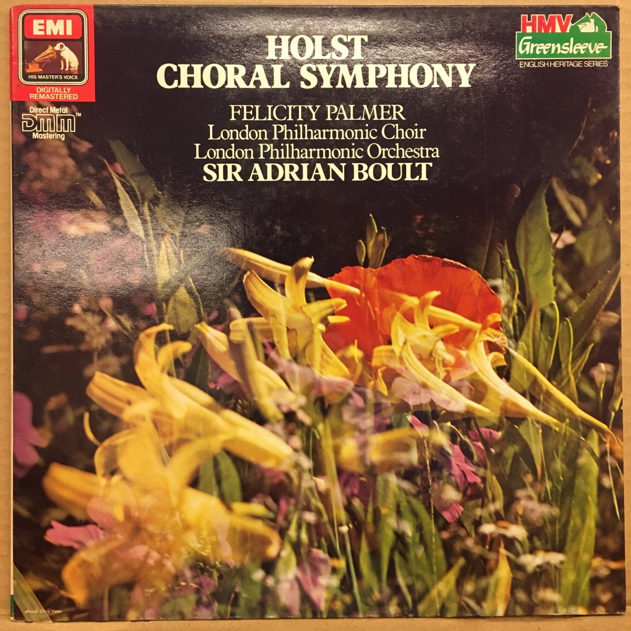 GUSTAV HOLST - CHORAL SYMPHONY FELICITY PALMER, SIR ADRIAN BOULT LONDON PHIL. 1985 2.EL PLAK