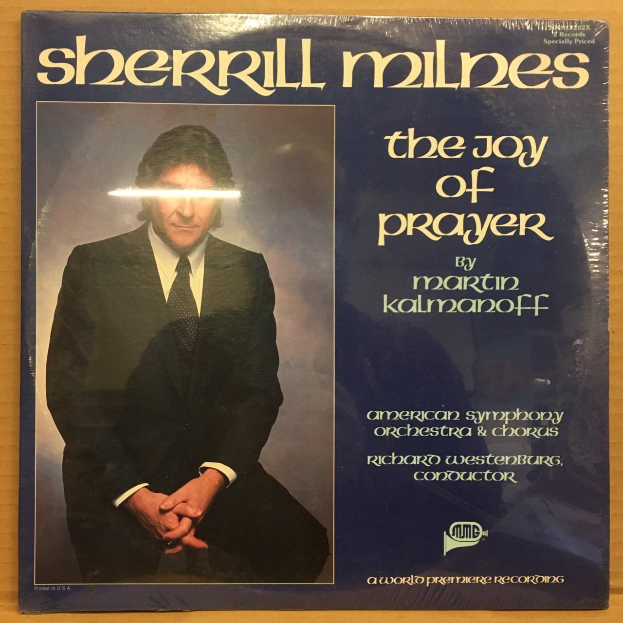 SHERRILL MILNES - THE JOY OF PRAYER BY MARTIN KALMANOFF 1983 GOSPEL SIFIR 2PLAK