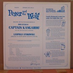 PETER AND THE WOLF - CAPTAIN KANGAROO (1968) - LP PLAK 2.EL