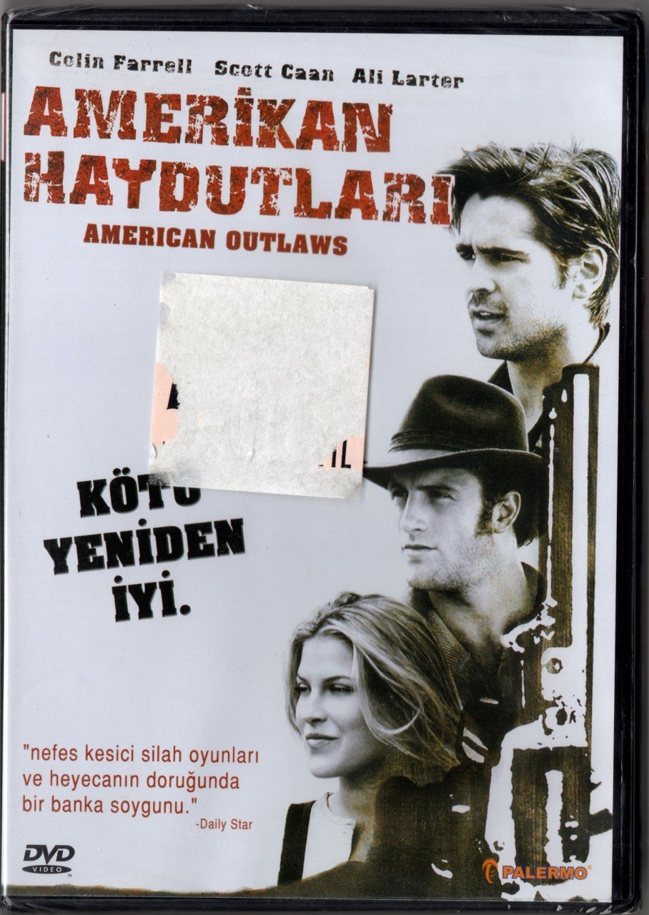 AMERİKAN HAYDUTLARI - AMERICAN OUTLAWS - COLIN FARRELL - SCOTT CAAN - ALI LARTER - DVD SIFIR