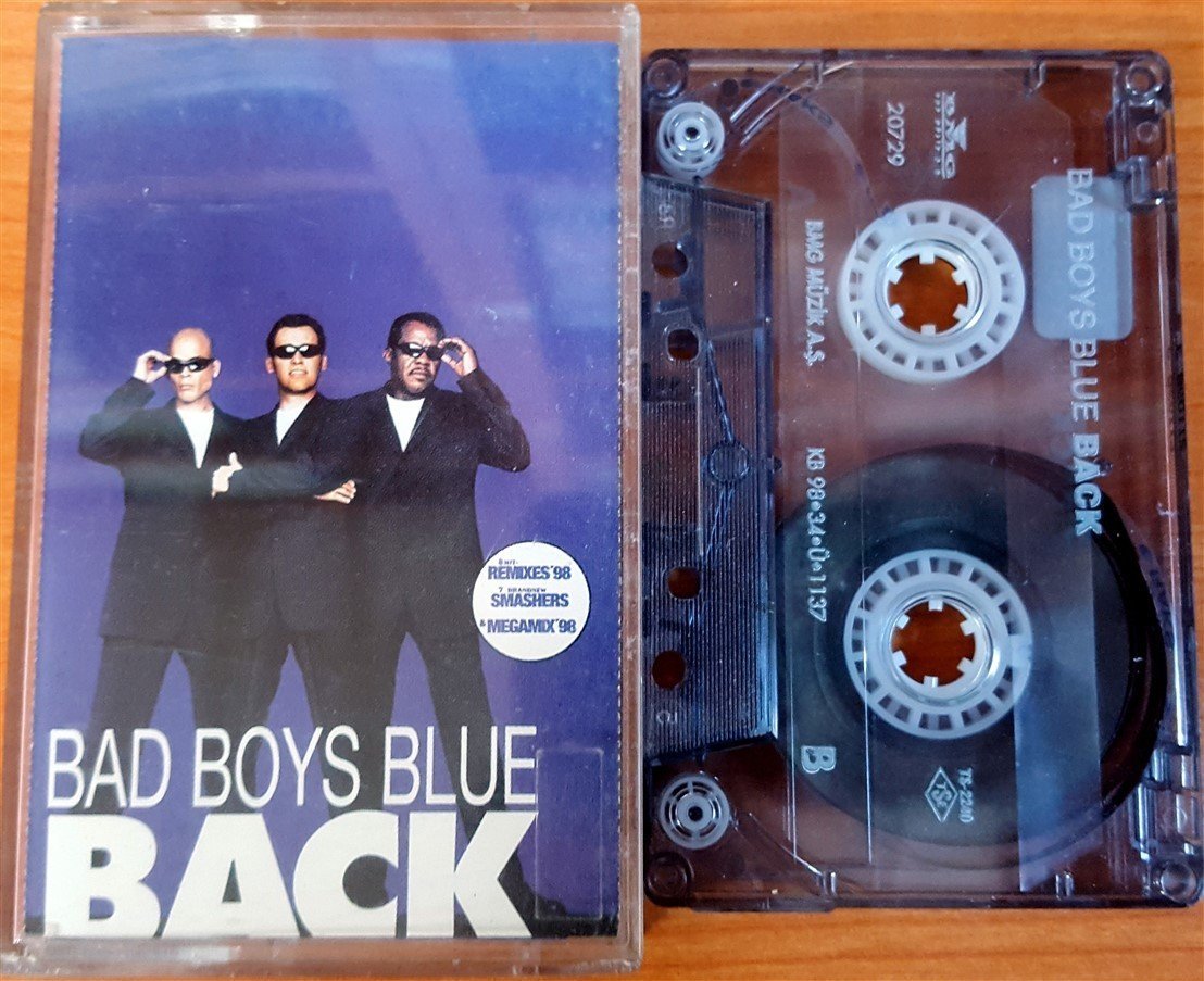 BAD BOYS BLUE - BACK (1998) BMG CASSETTE MADE IN TURKEY ''USED''