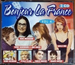 BONJOUR LA FRANCE VOL 4 / NANA MOUSKOURI, SERGE GAINSBOURG, JANE BIRKIN, AXELLE RED, ENRICO MACIAS (2001) BR MUSIC 2CD 2.EL