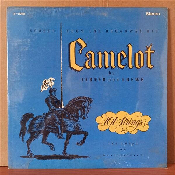101 STRINGS – CAMELOT - LP DÖNEM BASKISI SIFIR PLAK