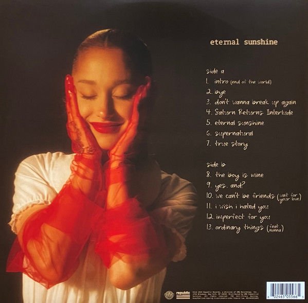 ARIANA GRANDE - ETERNAL SUNSHINE (2024) - LP ALTERNATE COVER LIMITED EDITION SIFIR PLAK