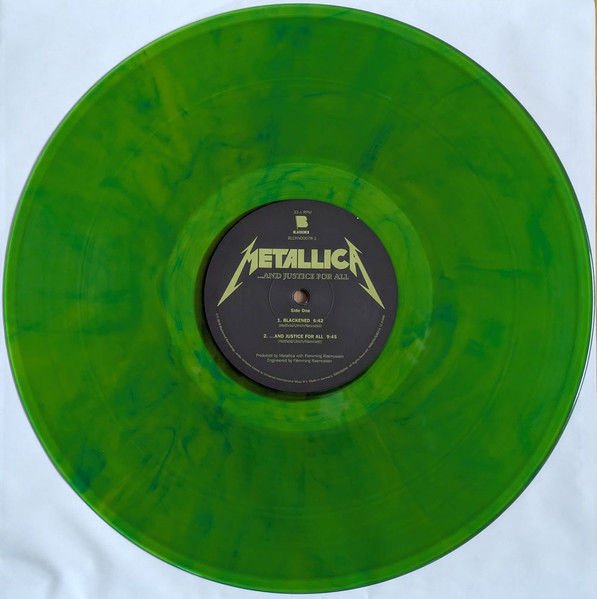 METALLICA - AND JUSTICE FOR ALL (1988) / KAPAK ÇOK HAFİF DEFOLU - 2LP 2024 GREEN COLOURED EDITION SIFIR PLAK