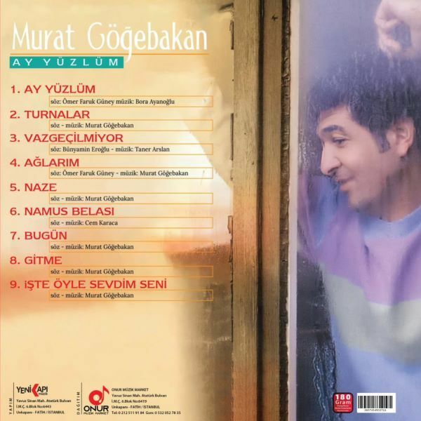 MURAT GÖĞEBAKAN - AY YÜZLÜM (2002) - LP 2023 BASIM SIFIR PLAK