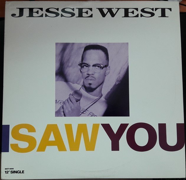 JESSE WEST - I SAW YOU (1990) - 12'' MAXI SINGLE PLAK 2.EL