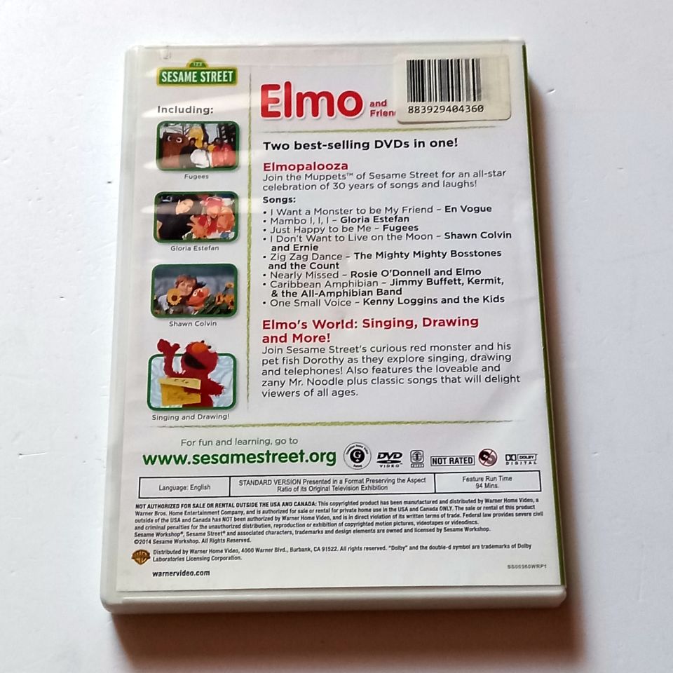 ELMO AND FRIENDS - SESAME STREET - DVD 2.EL TR ALTYAZI YOKTUR