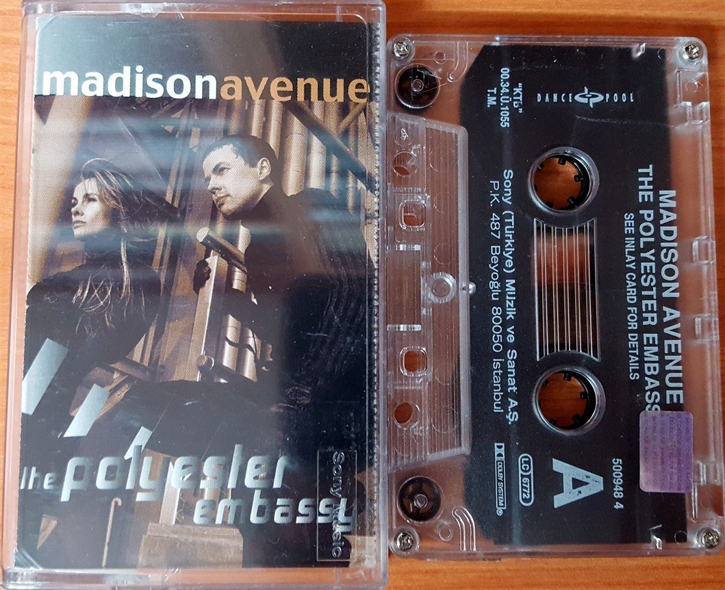 MADISON AVENUE - THE POLYESTER EMBASSY (2000) SONY CASSETTE MADE IN TURKEY ''USED''