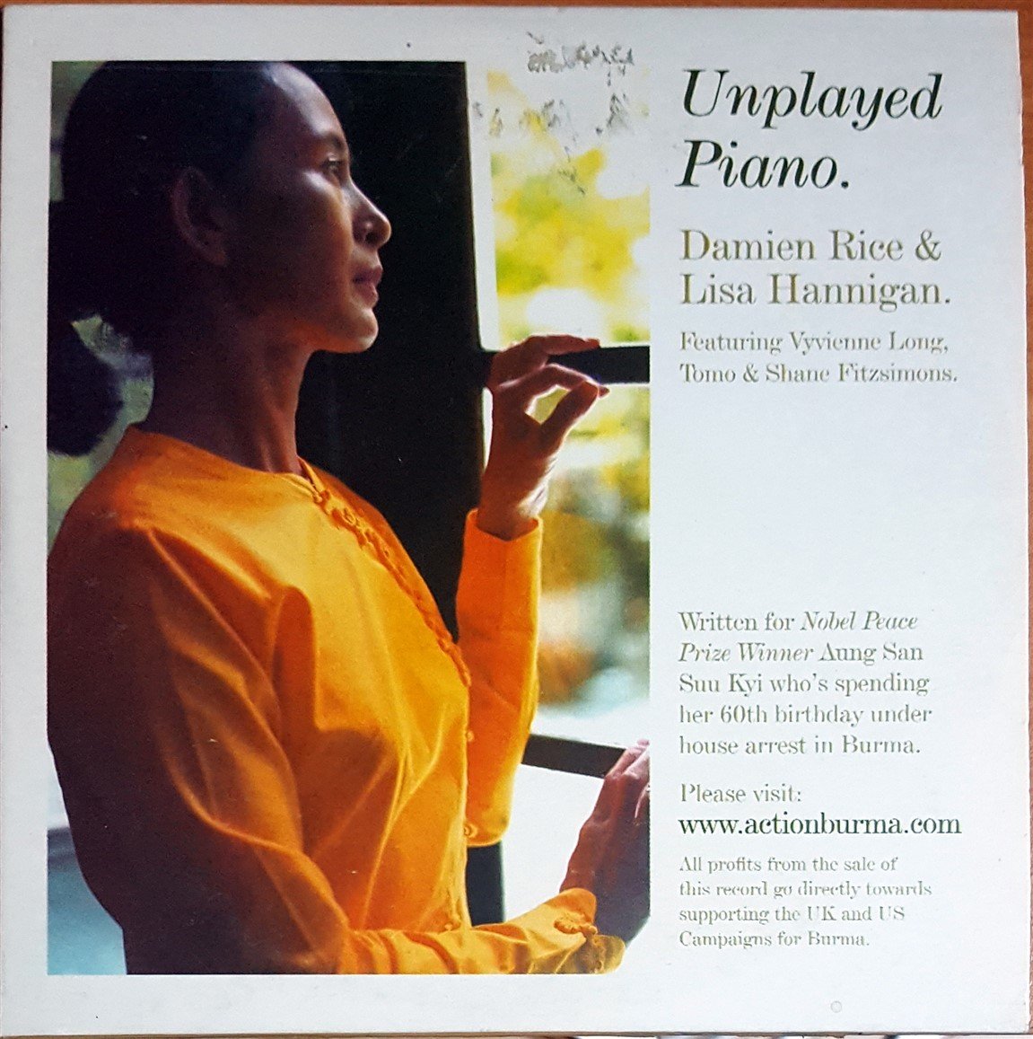 DAMIEN RICE & LISA HANNIGAN - UNPLAYED PIANO (2005) SINGLE CD 2.EL