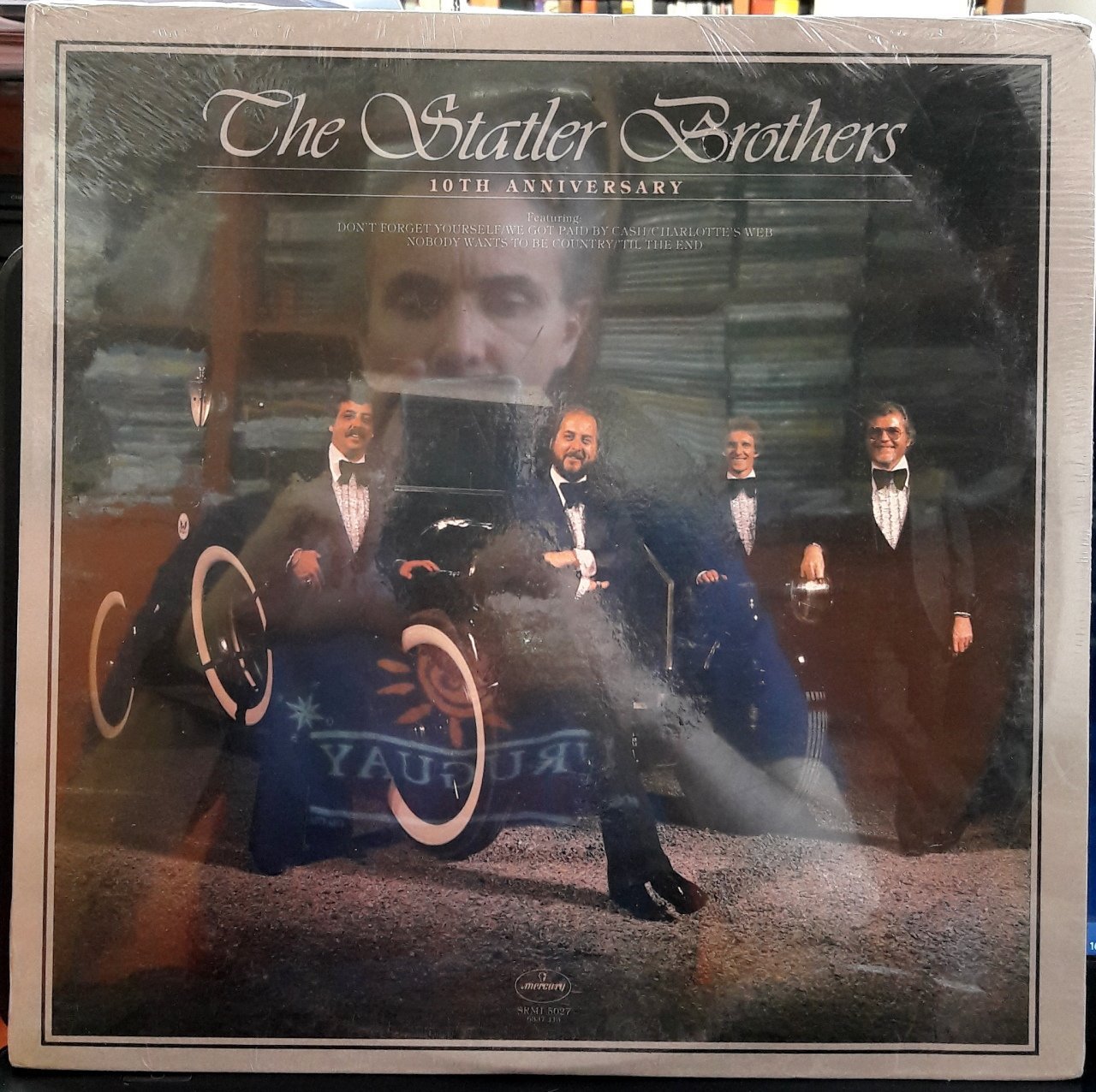 THE STATLER BROTHERS - 10TH ANNIVERSARY (1980) - DÖNEM BASKISI PLAK SIFIR