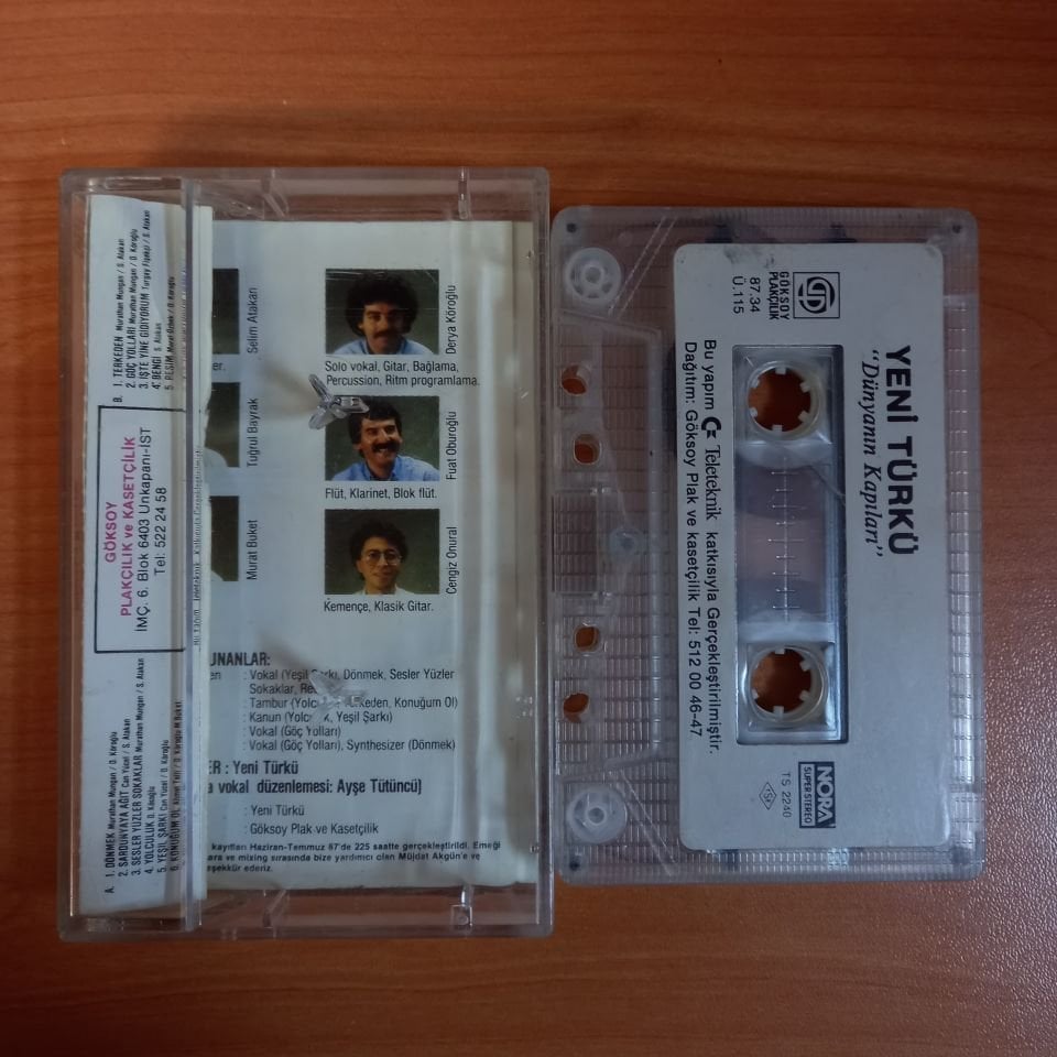 YENİ TÜRKÜ - DÜNYANIN KAPILARI (1987) - KASET 2.EL