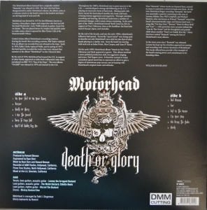 MOTORHEAD - DEATH OR GLORY (2013) - LP SIFIR PLAK