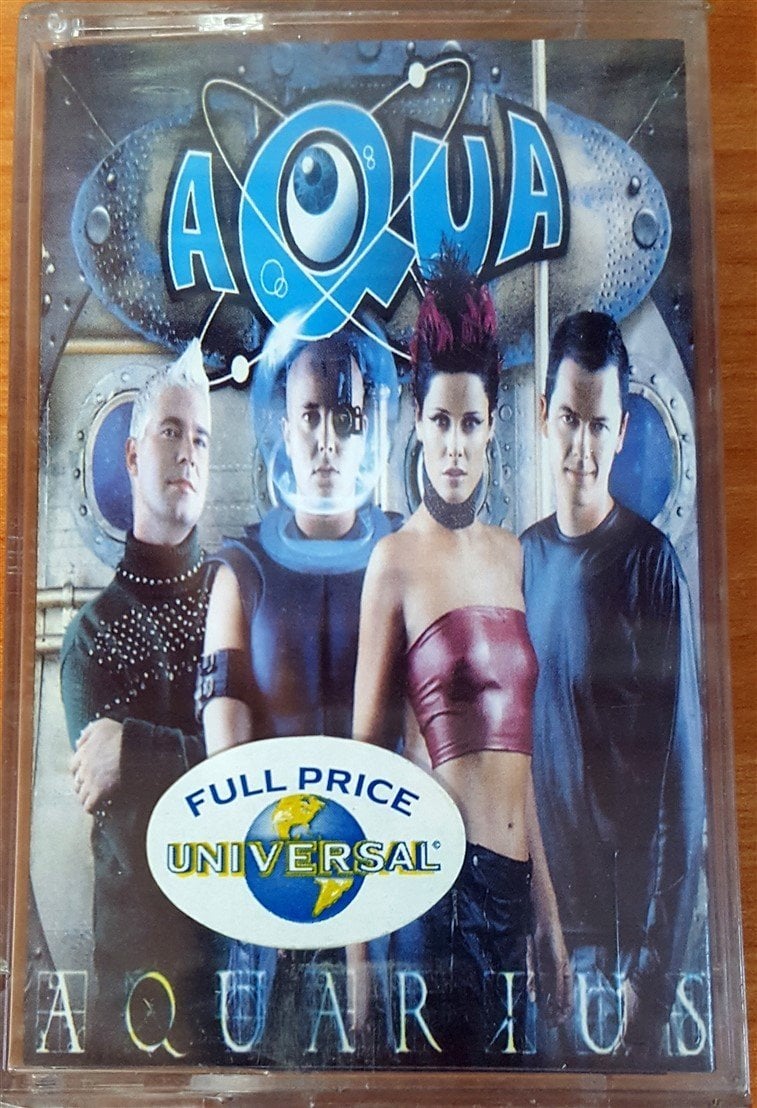 AQUA - AQUARIUS (2000) UNIVERSAL CASSETTE MADE IN TURKEY ''NEW''