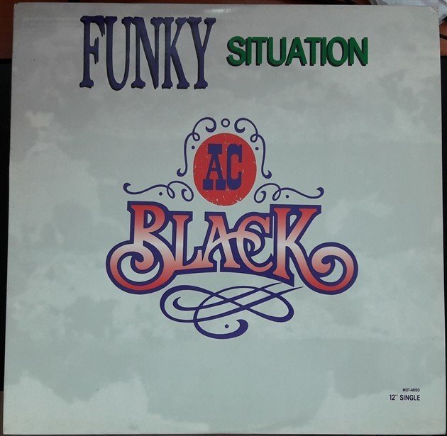 AC BLACK - FUNKY SITUATION (1989) - 12'' MAXI SINGLE PLAK 2.EL