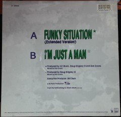 AC BLACK - FUNKY SITUATION (1989) - 12'' MAXI SINGLE PLAK 2.EL