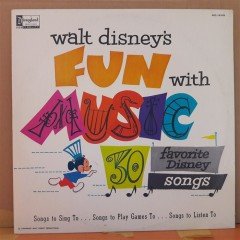 WALT DISNEY FUN WITH MUSIC (1961) - LP PLAK 2.EL