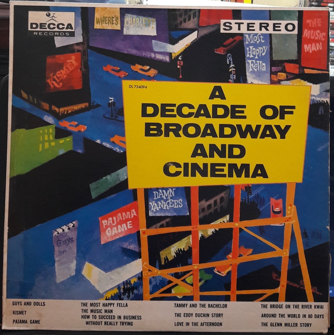 A DECADE OF BROADWAY AND CINEMA - PLAK 2.EL