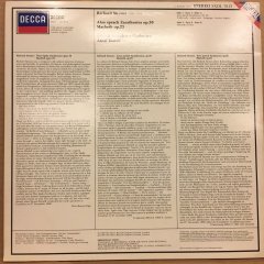 STRAUSS ALSO SPRACH ZARATHUSTRA MACBETH, DETROIT SYM. ORC. ANTAL DORATI 1983 2.EL PLAK