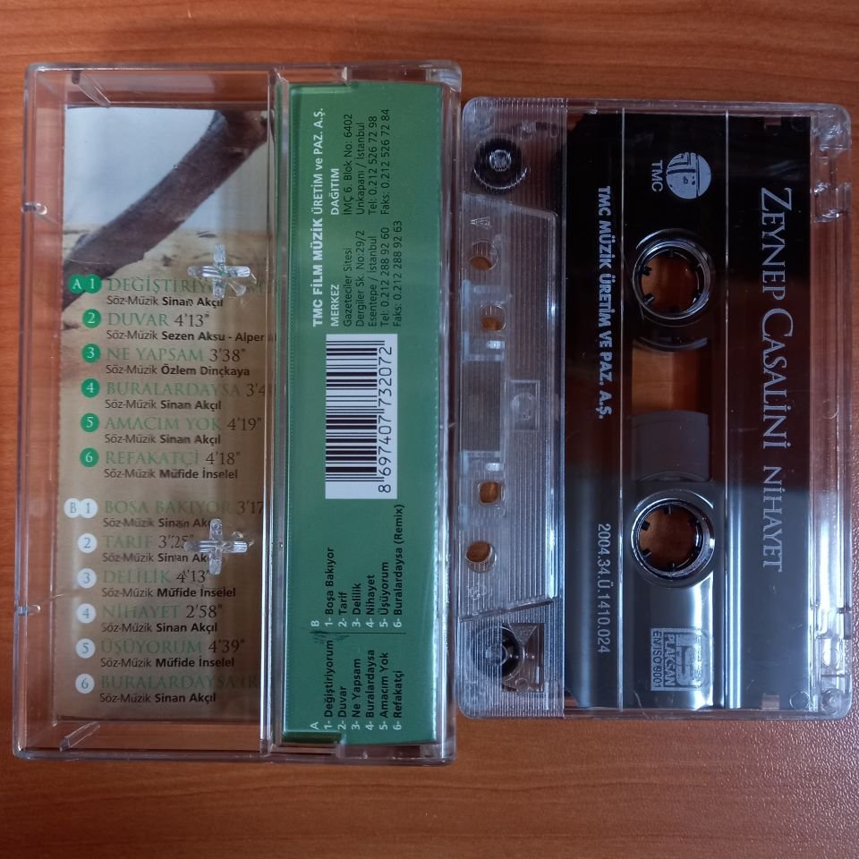 ZEYNEP CASALINI - NİHAYET (2004) - KASET 2.EL