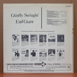 EARL GRANT - GENTLY SWINGIN' (1968) - LP 2.EL PLAK