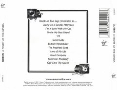 QUEEN - A NIGHT AT THE OPERA (1975) - CD SIFIR