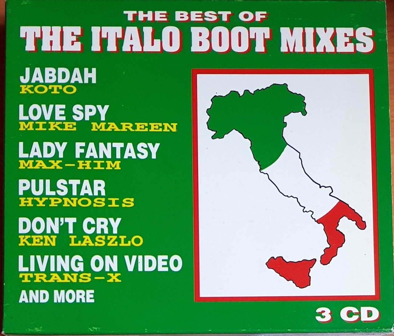 THE BEST OF THE ITALO BOOT MIXES / VOLUMES 1,2,3,4,6,7 (1995) ZYX MUSIC 3CD 2.EL