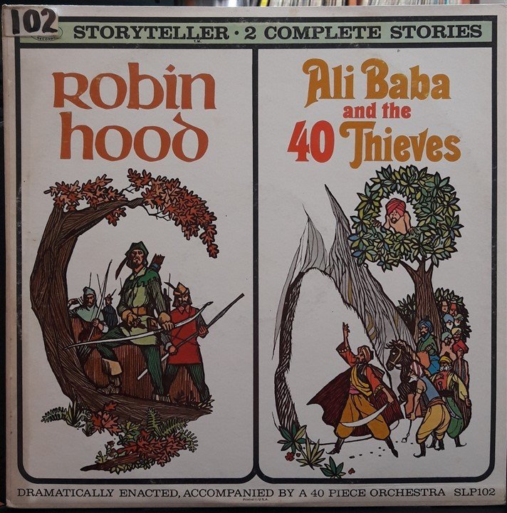 ROBIN HOOD - ALI BABA AND THE 40 THIEVES - 2 COMPLETE STORIES - 2.EL PLAK