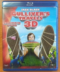 GULLIVER'S TRAVELS - GULLIVER'İN GEZİLERİ - JACK BLACK - 3D BLU-RAY 2.EL