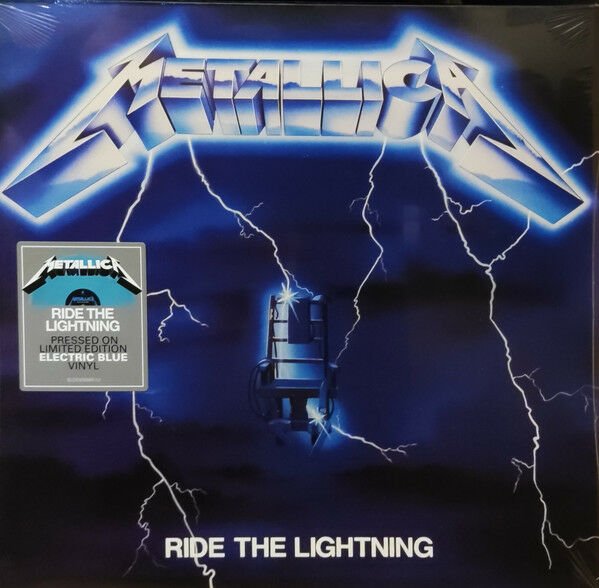METALLICA - RIDE THE LIGHTNING (1984) - LP 2023 LIMITED EDITION ELECTRIC BLUE VINYL RENKLİ SIFIR PLAK