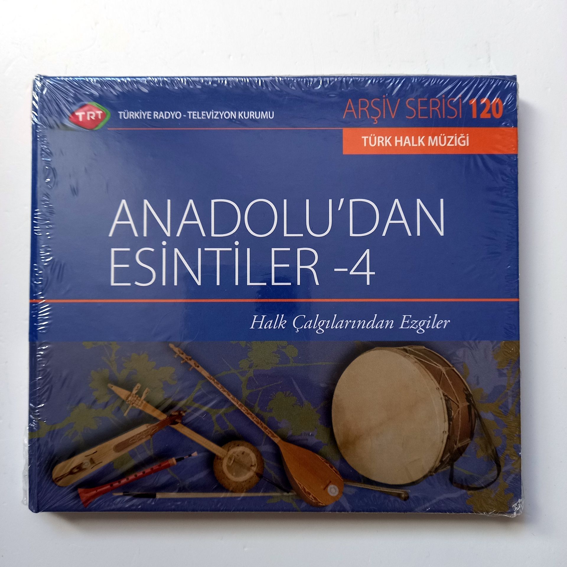 ANADOLU'DAN ESİNTİLER-4 / TÜRK HALK MÜZİĞİ / TRT ARŞİV SERİSİ 120 - CD SIFIR