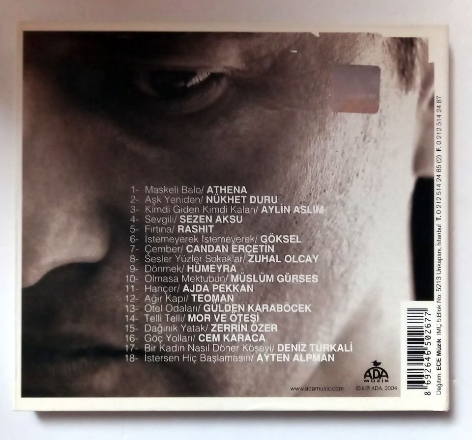 MURATHAN MUNGAN – SÖZ VERMİŞ ŞARKILAR (2004) - CD 2.EL