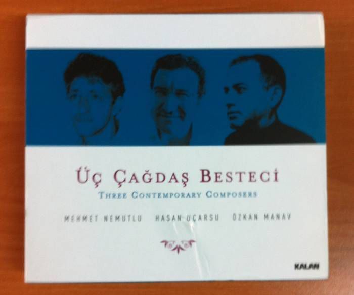 ÜÇ ÇAĞDAŞ BESTECİ: MEHMET NEMUTLU, HASAN UÇARSU, ÖZKAN MANAV (2008) - KİTAPÇIK + 2CD 2.EL