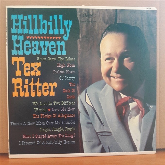 HILLBILLY HEAVEN - TEX RITTER - LP 2.EL PLAK