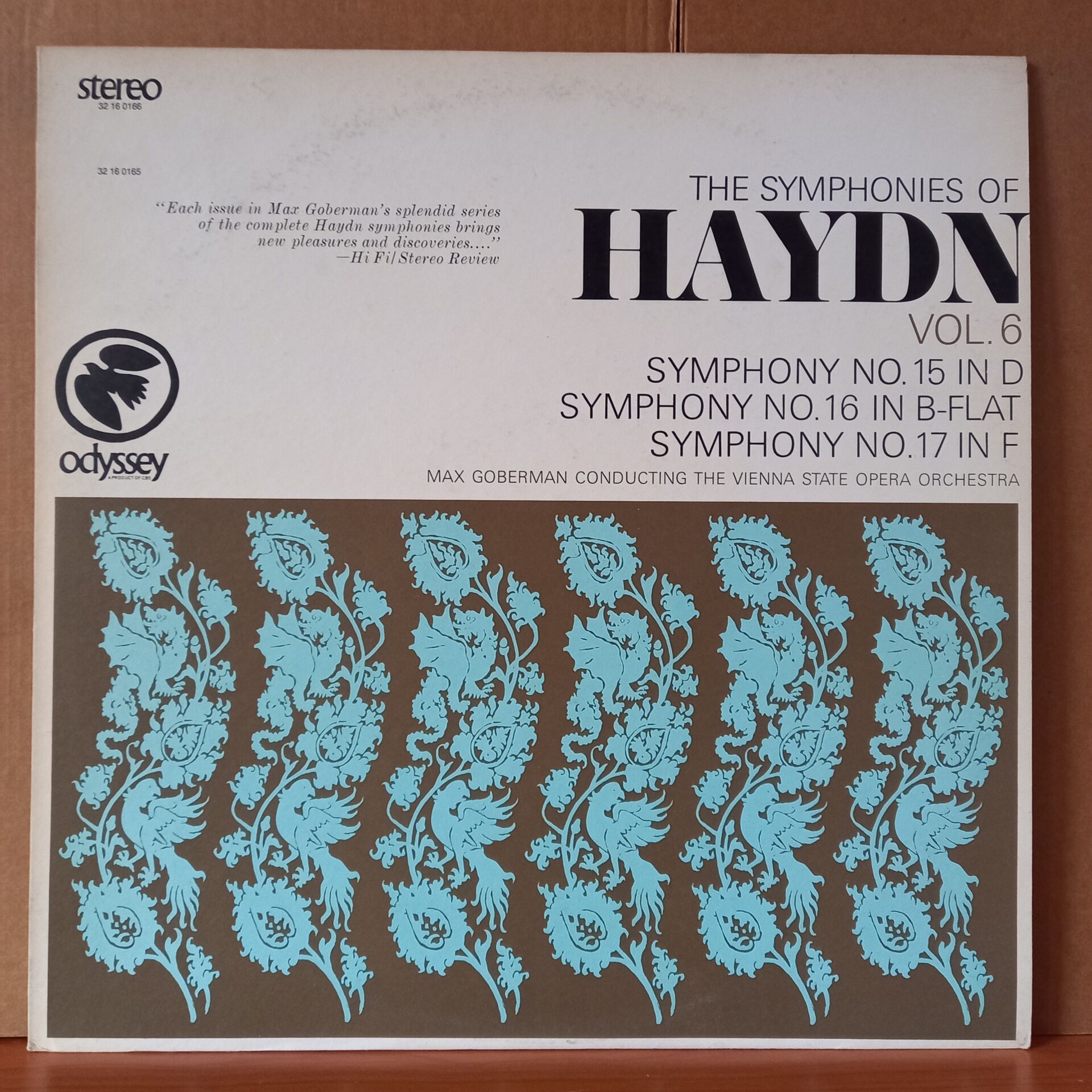 THE SYMPHONIES OF HAYDN VOL.6 : SYMPHONY N°15, 16, 17 / MAX GOBERMAN, THE VIENNA STATE OPERA ORCHESTRA - LP 2.EL PLAK