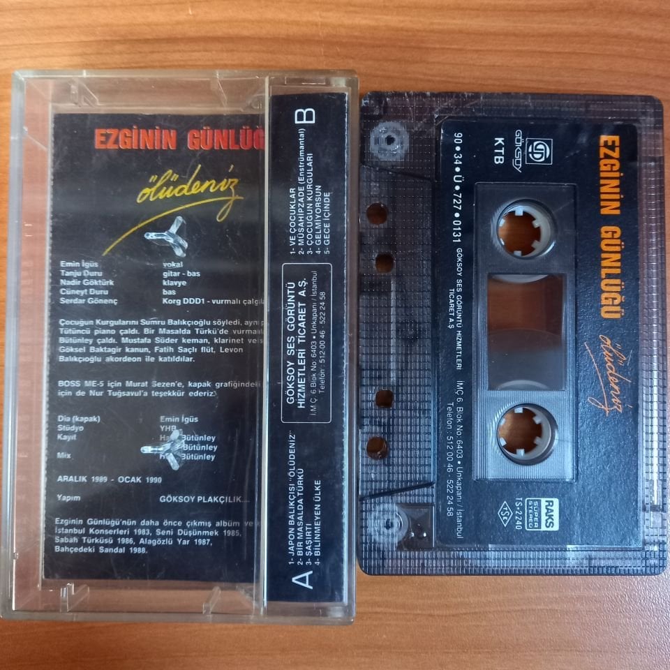 EZGİNİN GÜNLÜĞÜ - ÖLÜDENİZ (1990) - KASET 2.EL
