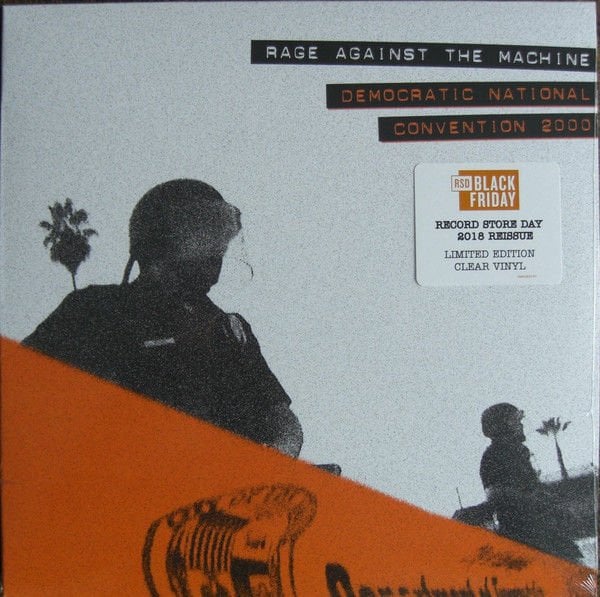 RAGE AGAINST THE MACHINE - DEMOCRATIC NATIONAL CONVENTION 2000 (2018) - LP 2024 RECORD STORE DAY 2018 REISSUE CLEAR VINYL SIFIR PLAK