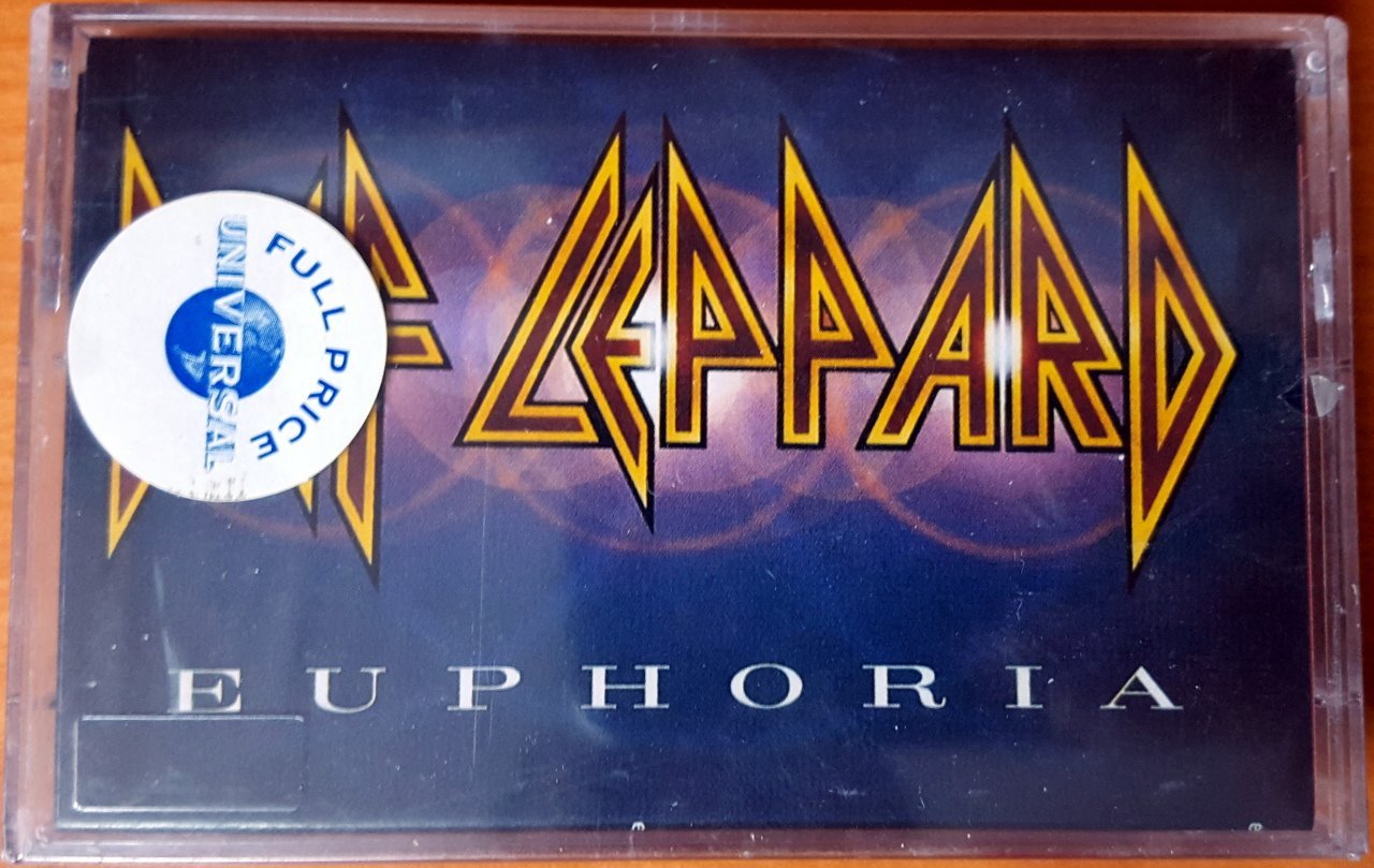 DEF LEPPARD - EUPHORIA (1999) UNIVERSAL CASSETTE MADE IN TURKEY ''NEW''