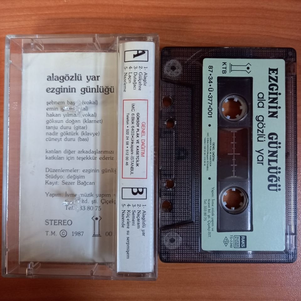EZGİNİN GÜNLÜĞÜ - ALAGÖZLÜ YAR (1987) - KASET 2.EL