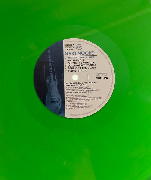GARY MOORE - STILL GOT THE BLUES (1990) - LP 2023 REISSUE ALBUM GREEN COLOURED VINYL  YEŞİL RENKLİ SIFIR PLAK